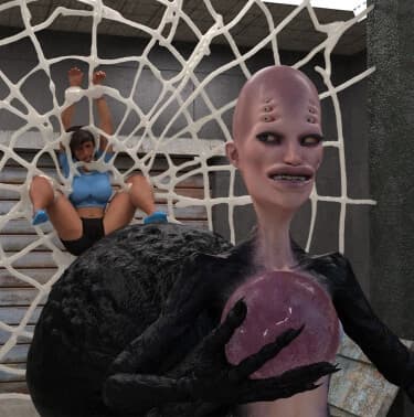 Паукосука оплодотворяет добычу